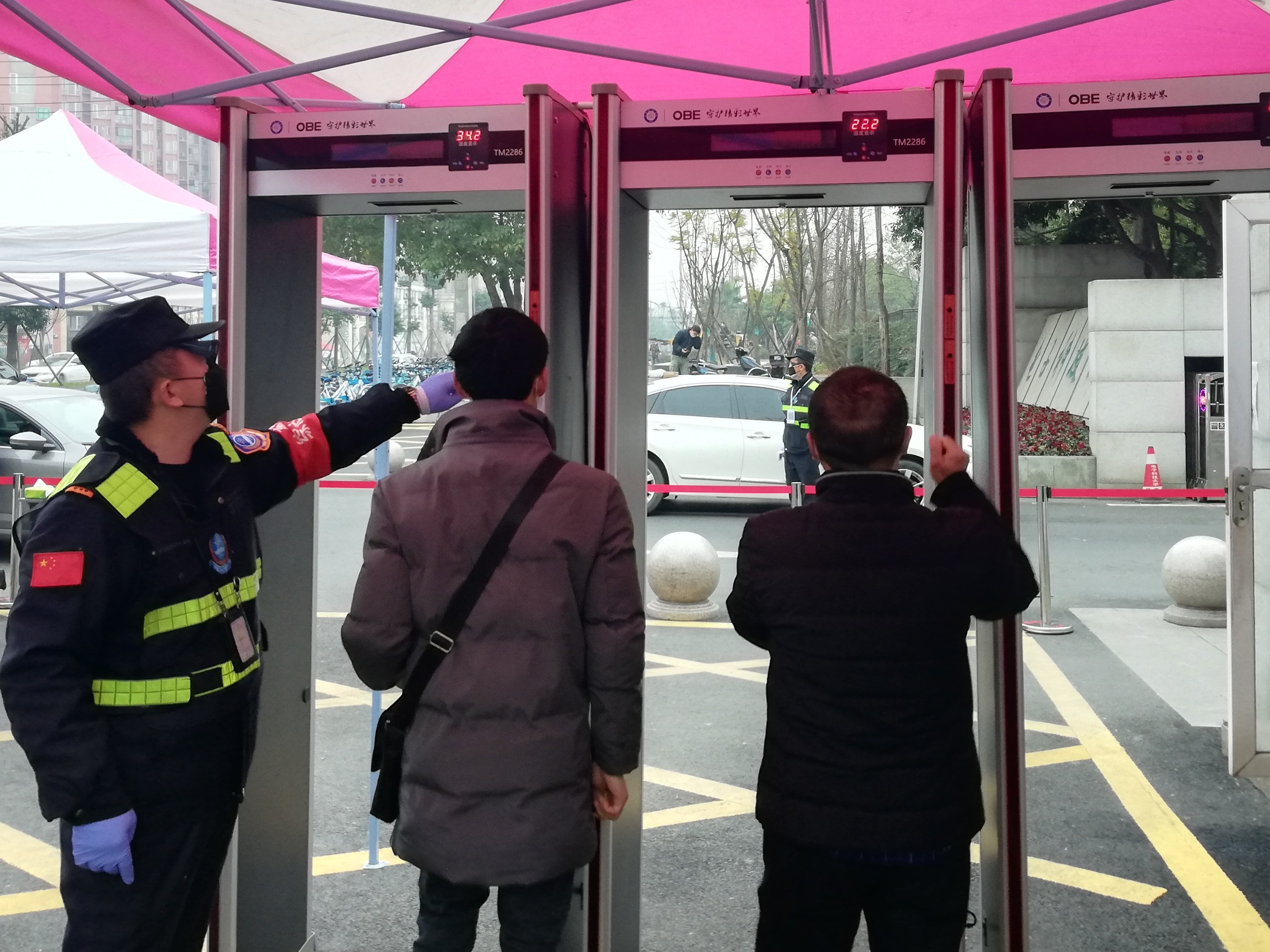 校園防疫，OBE紅外測溫安檢設備為師生嚴守安全線